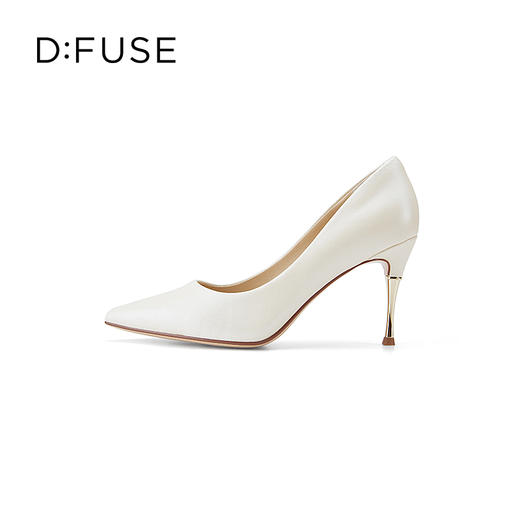 D:FUSE/迪芙斯2023秋季新品尖头金属跟简约百搭高跟鞋DF31111107 商品图1