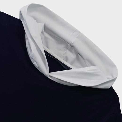 VIVIAN LIU R2337306夏女装新款连帽休闲宽松半袖针织上衣 商品图2