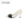 D:FUSE/迪芙斯春季新品豹纹高跟鞋蝴蝶结单鞋DF31111110 商品缩略图1