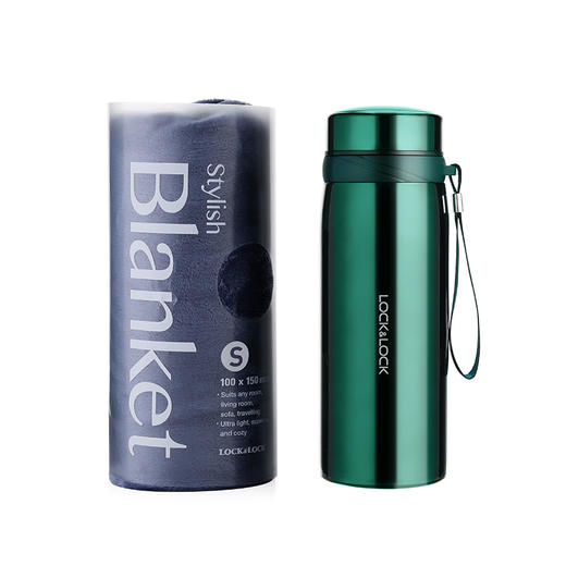 LHC6453S1FU 乐扣Big比格保温杯毯组（亮绿色） 商品图0