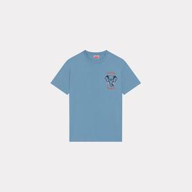 【特价商品不退不换】KENZO T恤男  FD65TS0024SO-69 CYAN.COTTON