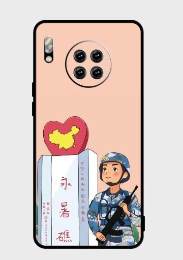 【定制热血边关哨所系列手机壳黑磨砂壳/皮纹壳黑边，定制不退换下单请备注型号】 商品图6