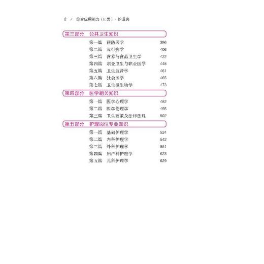 综合应用能力(E类) 护理岗  商品图2
