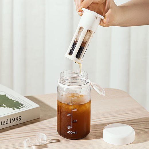 摩登主妇冷萃壶便携随行杯咖啡杯夏季冷泡瓶家用手冲过滤冷萃杯子 商品图2