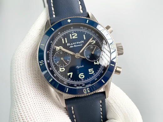 NOOB墙裂推荐新品 宝珀全新Ait Command空军司令系列AC02，极具传奇色彩的计时码表，新款空军司令在设计上忠于历史传统，并将上世纪50年代的复古风格和宝珀的高级制表工艺充分融合！ 商品图2