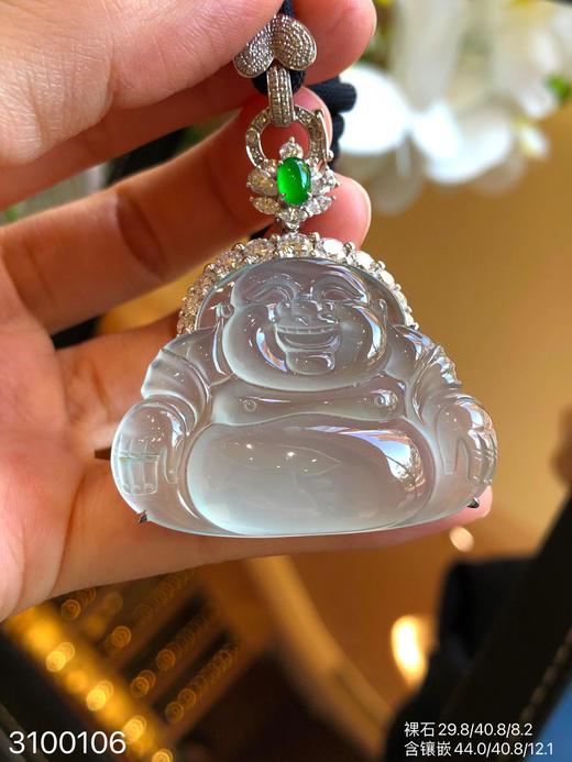 玻璃佛公吊坠【3100106】具体价格微信咨询 商品图6