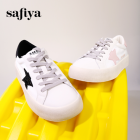 Safiya/索菲娅 2023秋季新品潮流复古厚底星星运动休闲增高脏脏板鞋 SF33112401