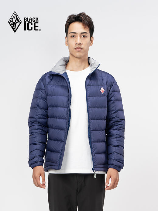 黑冰F8101户外排骨羽绒内胆冬季城市休闲无帽鹅绒保暖轻量羽绒服 商品图4