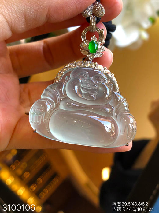 玻璃佛公吊坠【3100106】具体价格微信咨询 商品图5