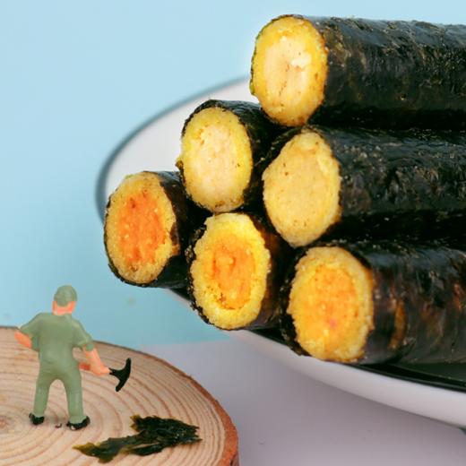 【来自海洋的味道！网红海苔肉松卷夹心海苔脆】鲜香酥脆香脆可口，金黄肉松薄脆海苔，酥脆香浓咔滋咔滋，独立包装即食脆紫菜儿童休闲零食小吃儿童营养品健康 商品图5