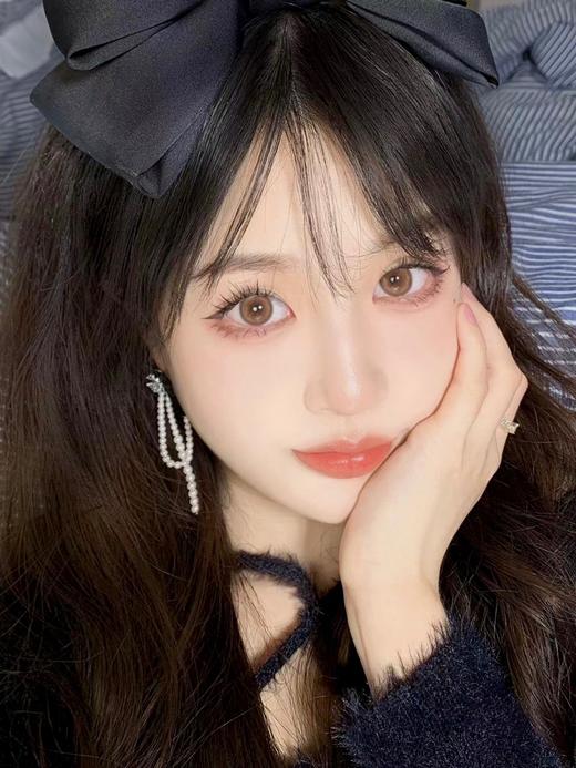 doragina 焦糖奶橘 温温柔柔棕 14.5mm 年抛 含硅水凝胶 商品图2