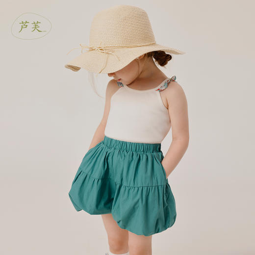 【马克珍妮 芦芙】新款夏装 女童弹力柔软针织背心230529 商品图0