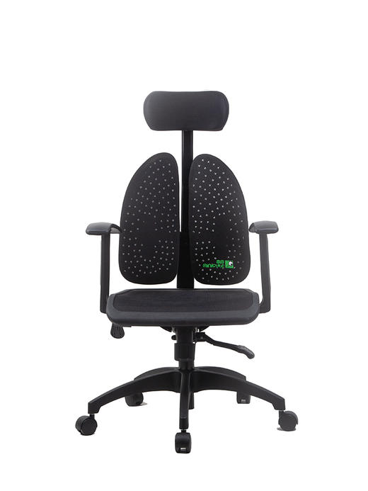 米乔人体工学双背椅家用电脑椅减压老板椅可躺坐透气办公椅 商品图6