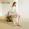 D:FUSE/迪芙斯秋季新品透明方形钻扣尖头平底单鞋DF31111156 商品缩略图10