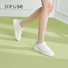D:FUSE/迪芙斯2023春季新款羊皮圆头烫钻小白鞋休闲板鞋DF31112293 商品缩略图5
