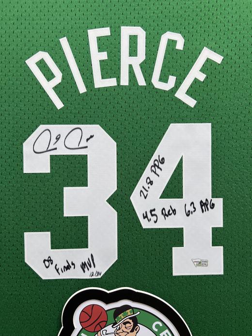 收藏系列 皮尔斯 凯尔特人34号绿色限量款 亲笔签名球衣 商品图2