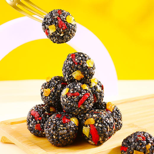 【每一颗都是“尖子生”！陈皮薏仁黑芝麻丸】颗颗厚实饱满，口感芝香细腻，独立包装干净卫生，枸杞核桃营养网红零食小吃 商品图1