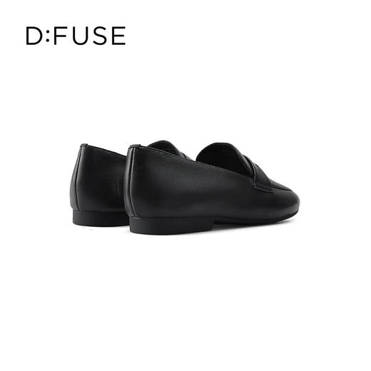 D:FUSE/迪芙斯春季新品圆头素面简约百搭乐福鞋单鞋DF31112018 商品图9