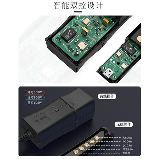 莺歌烧 电陶炉静音九谷茶炉家用台式小型迷你烧水煮茶器功夫茶炉 喜上眉梢 商品图5