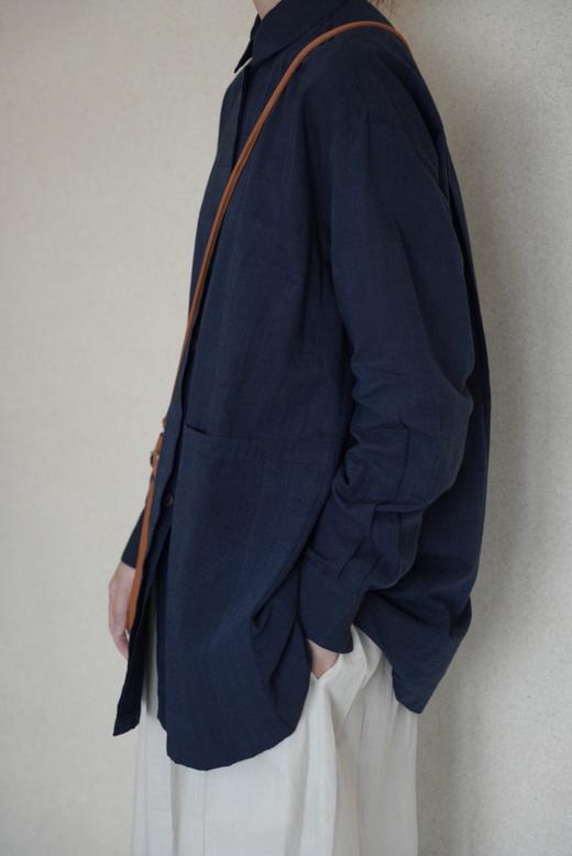 KHADI&CO 大口袋长款宽松衬衫 商品图13