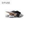 DFuse迪芙斯2023春季新款尖头真丝蝴蝶结低跟单鞋女鞋DF31114111 商品缩略图3