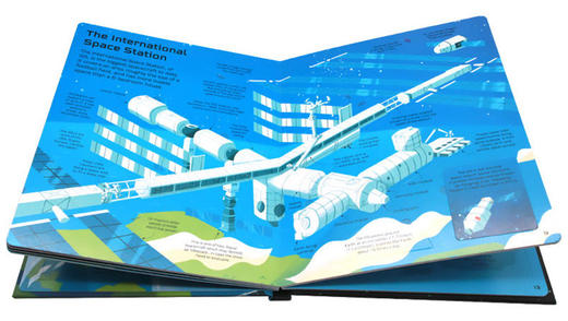 尤斯伯恩看里面系列 空间站 太空飞行器 英文原版绘本 See inside Stations and Other Spacecraft 纸板翻翻书 儿童科普读物 商品图2