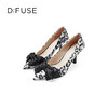 D:FUSE/迪芙斯春季新品豹纹高跟鞋蝴蝶结单鞋DF31111110 商品缩略图5