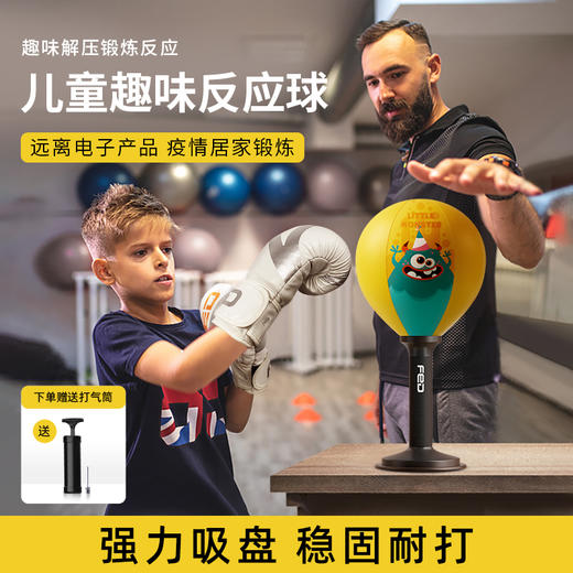 FED 飞尔顿拳击速度球桌面发泄球家用儿童减压解压神器反应训练器材靶 商品图0