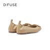 DFuse迪芙斯春季新款羊皮方头法式单鞋平底鞋软底DF31111402 商品缩略图6