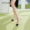 D:FUSE/迪芙斯春季新款羊皮方头烫钻平底蛋卷鞋单鞋DF31111306 商品缩略图10