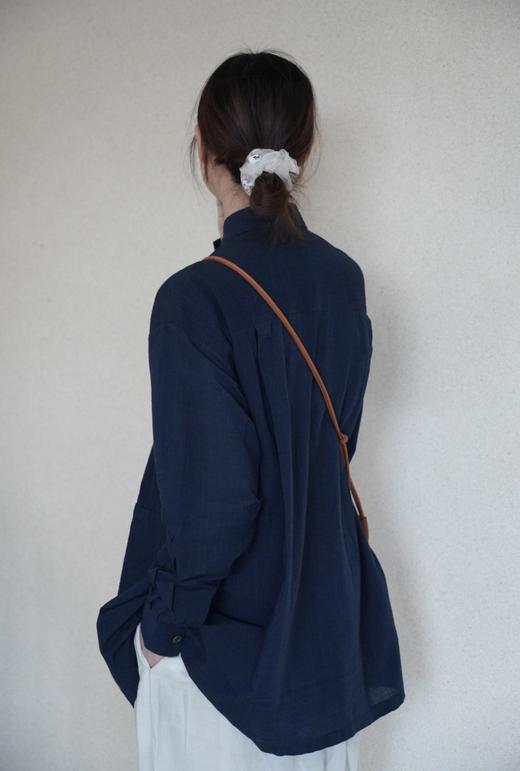 KHADI&CO 大口袋长款宽松衬衫 商品图5