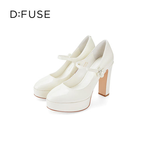 DFuse迪芙斯春季新款厚底芭比鞋高跟玛丽珍单鞋女DF31111055 商品图0