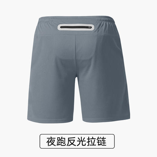 夏季运动速干五分男士短裤短裤宽松双层假两件 商品图2