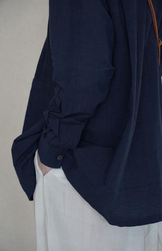 KHADI&CO 大口袋长款宽松衬衫 商品图14