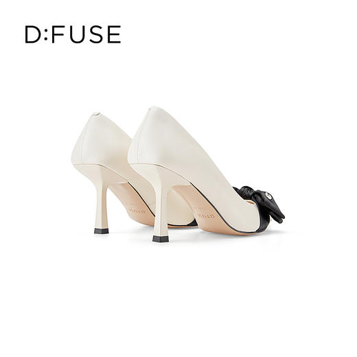 D:FUSE/迪芙斯春季新品豹纹高跟鞋蝴蝶结单鞋DF31111110 商品图3