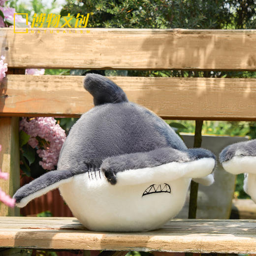 博物文创 圆宝系列双髻鲨毛绒玩偶节日礼物 商品图1