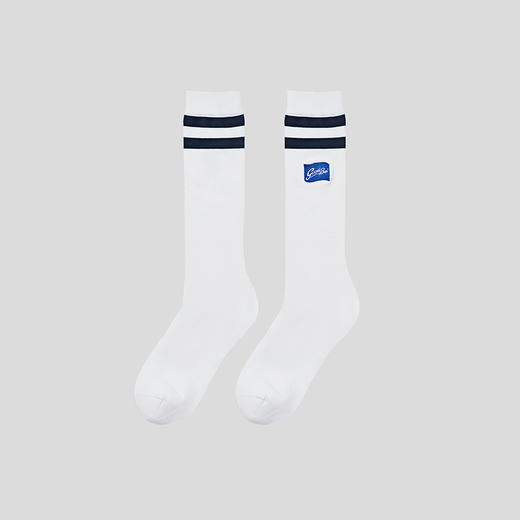 GOODBAI旗帜logo刺绣长筒小腿袜 商品图3