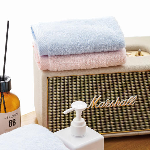 HLE45723-N 瑞颜二面巾二方巾礼盒 颜色随机 商品图5