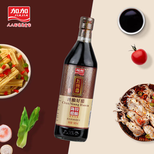 加加  九陈香陈醋  500ml*2 商品图1