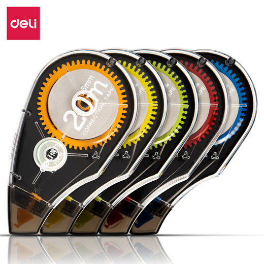 得力71489修正带套装_5mmx20m膜带(混)(卡) 商品图0