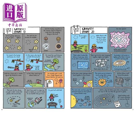 【中商原版】地球上的爆笑生活历史英文原版 幽默科普绘本3册套装 Mike Barfield A Day in the Life of 儿童知识图画书 商品图3