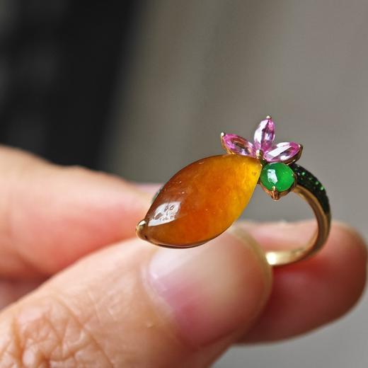 冰红翡随形戒指 商品图0