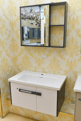 浴室柜 207-80 陶瓷盆/智能镜柜