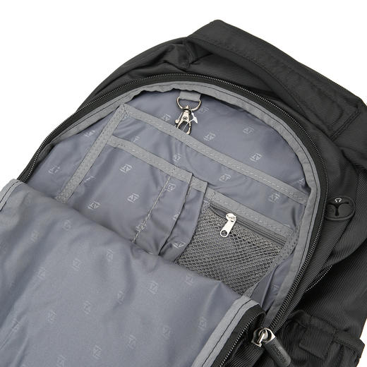 667 09002 商务电脑背包 黑色 商品图5