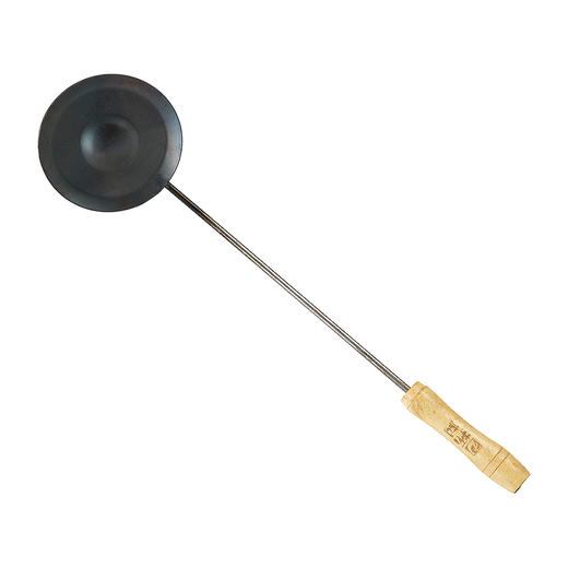 餐云炸葱油粑粑专用铁勺  炸老长沙葱油粑粑专用定制工具  专业的工具做专业的事  （专业炸勺11cm凸勺） 商品图1