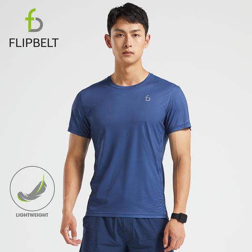 「轻量生态微循环」男士轻量运动T恤跑步马拉松健身短袖 商品图0