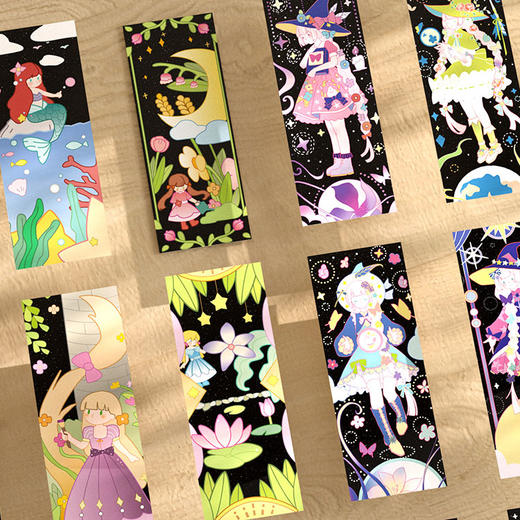 onshine小伶玩具联名 儿童闪闪刮刮画 DIY手工画画炫彩女孩公主刮卡画纸便签本 商品图0