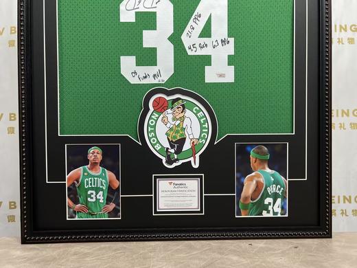 收藏系列 皮尔斯 凯尔特人34号绿色限量款 亲笔签名球衣 商品图3