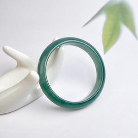 翡翠手镯-冰蓝水宽条