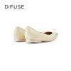 D:FUSE/迪芙斯春季新款羊皮方头烫钻平底蛋卷鞋单鞋DF31111306 商品缩略图6
